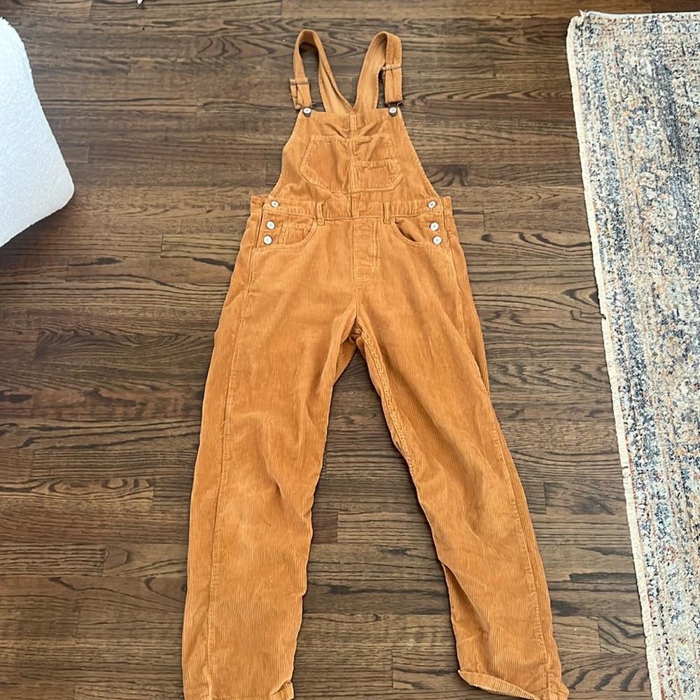 free people corduroy overalls